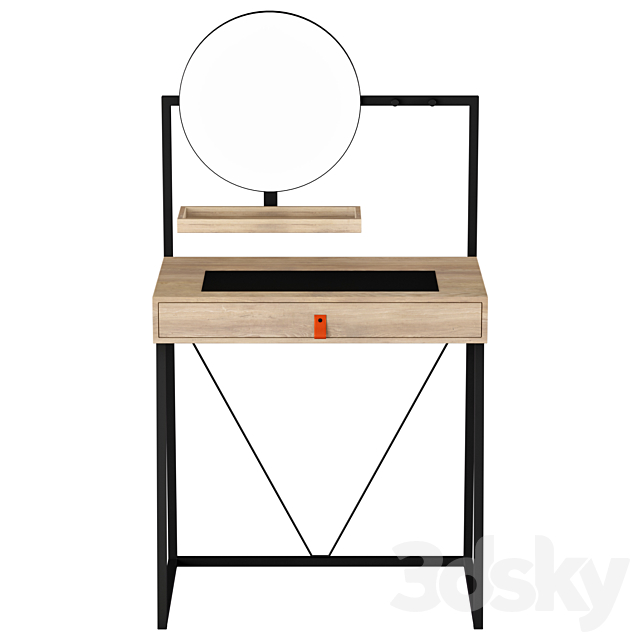 Dressing table with drawer LOU | BUT | Coiffeuse avec tiroir LOU 3d