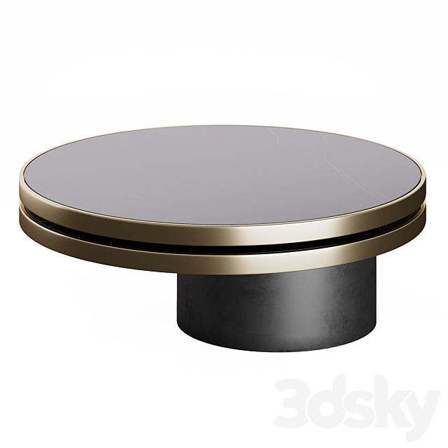 Brinley coffee table 3DSMax File - thumbnail 4
