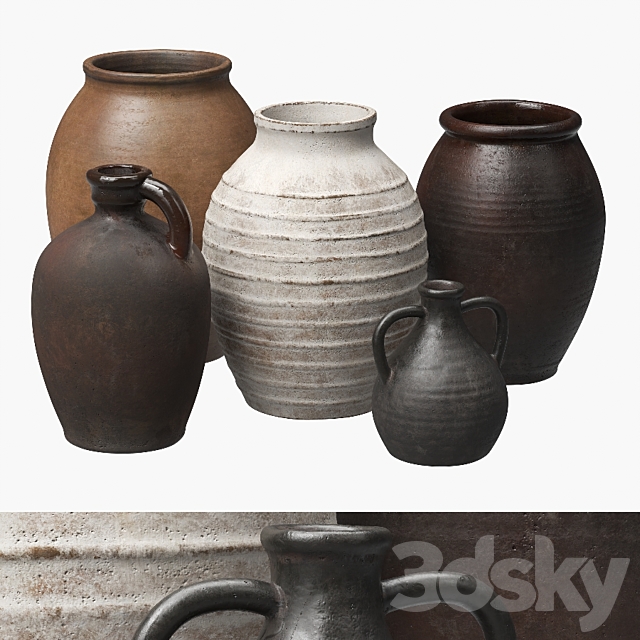 Ceramic vases 3DSMax File - thumbnail 1