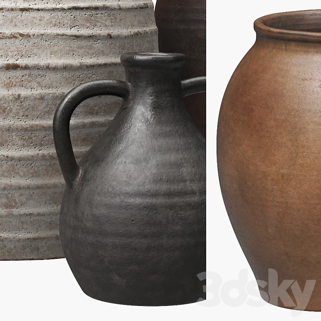 Ceramic vases 3DSMax File - thumbnail 3