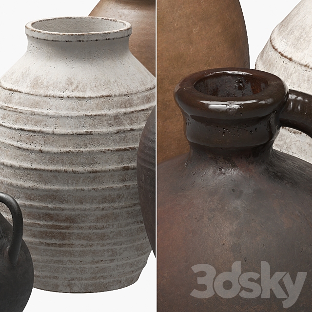 Ceramic vases 3DSMax File - thumbnail 4
