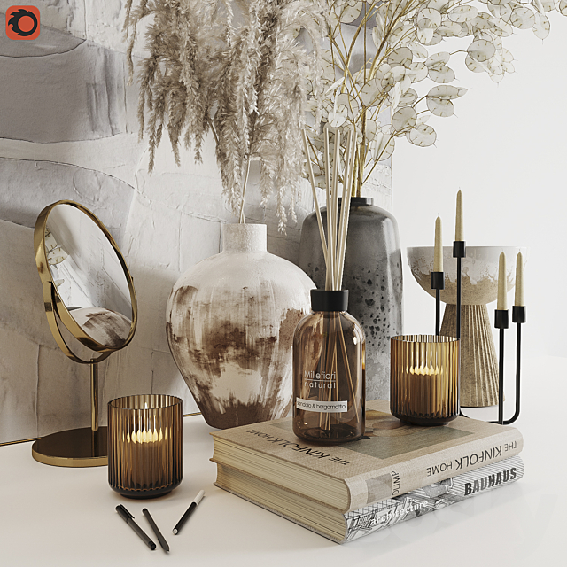 Decorative set 17 3d