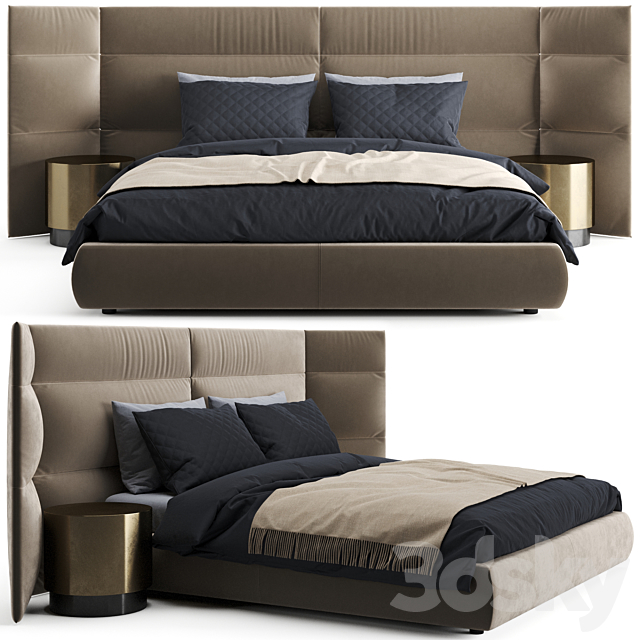 Baxter Couche Extra Bed 3DSMax File - thumbnail 1