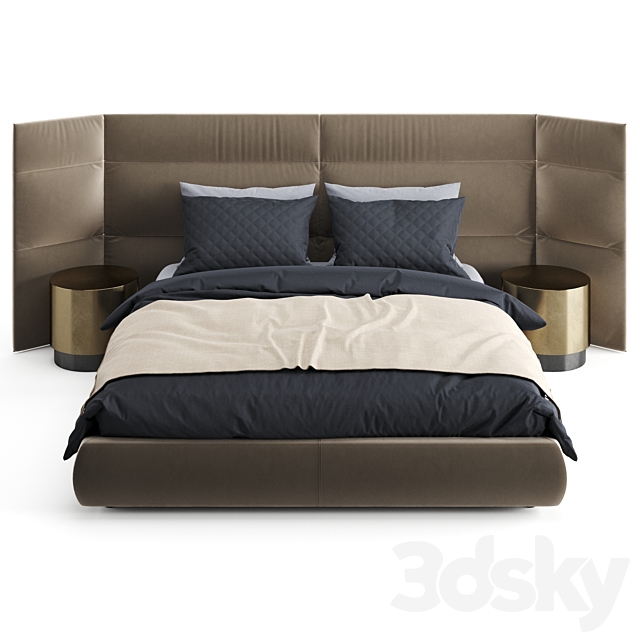 Baxter Couche Extra Bed 3DSMax File - thumbnail 2