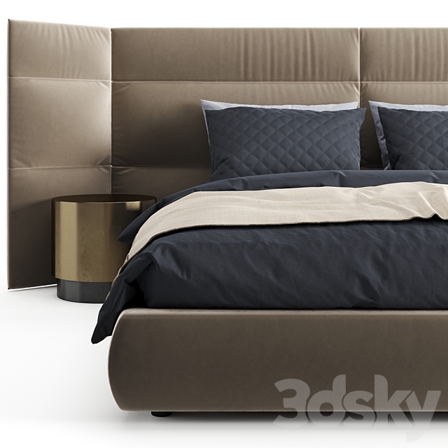 Baxter Couche Extra Bed 3DSMax File - thumbnail 4