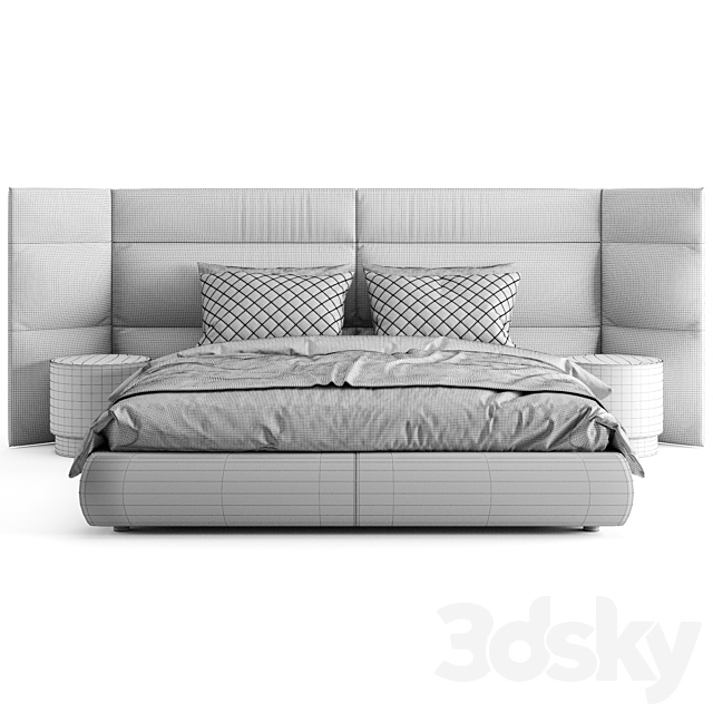 Baxter Couche Extra Bed 3DSMax File - thumbnail 5