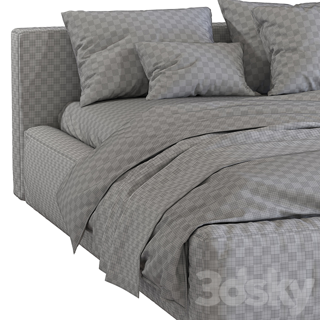 Contemporary style sofa bed 2 3DSMax File - thumbnail 5