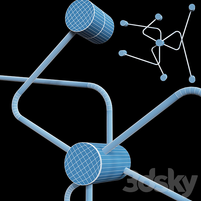 CVL Luminaires - Constellation Wall Lamp 3d