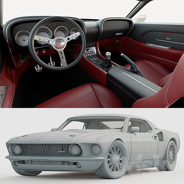 Ford Mustang Mach 40 3dskyfree
