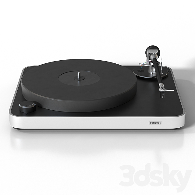 Turntable Concept by Clearaudio 3d