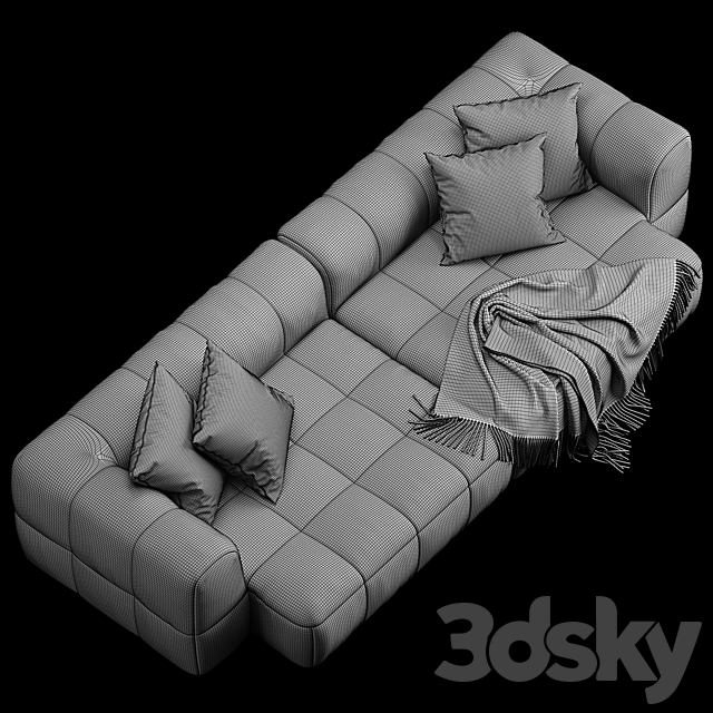 Arflex Strips sofa 3DSMax File - thumbnail 5