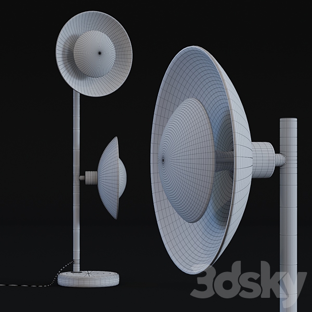 Table Lamp Ufo Due 3d
