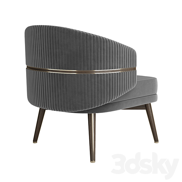 Chairsio luxury armchair 3DSMax File - thumbnail 2