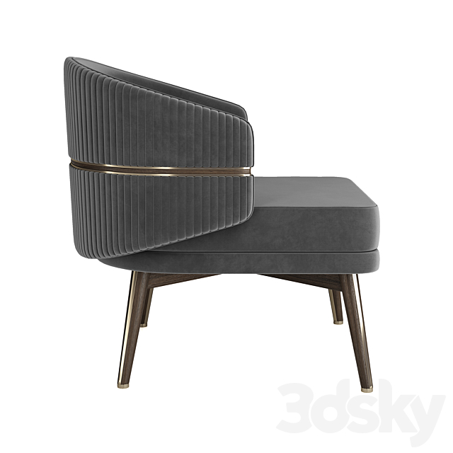 Chairsio luxury armchair 3DSMax File - thumbnail 4