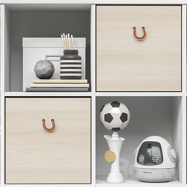 Toys and furniture set 93 3dsky