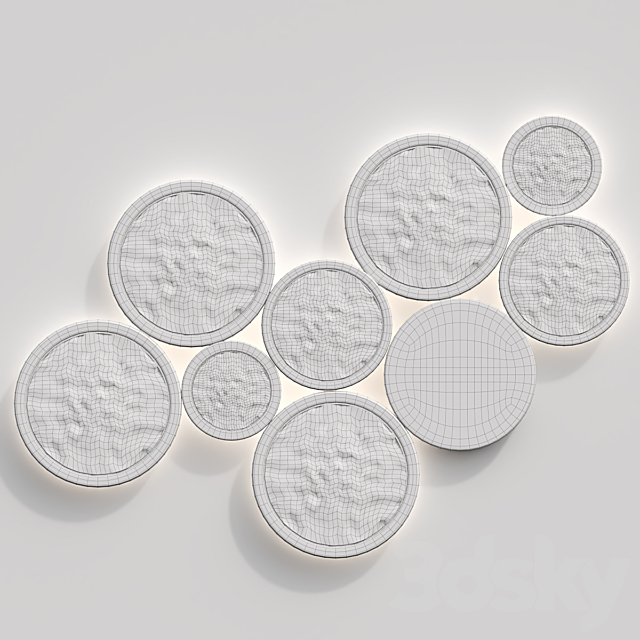 SERIP LUNA AP1460 Lamp 3d