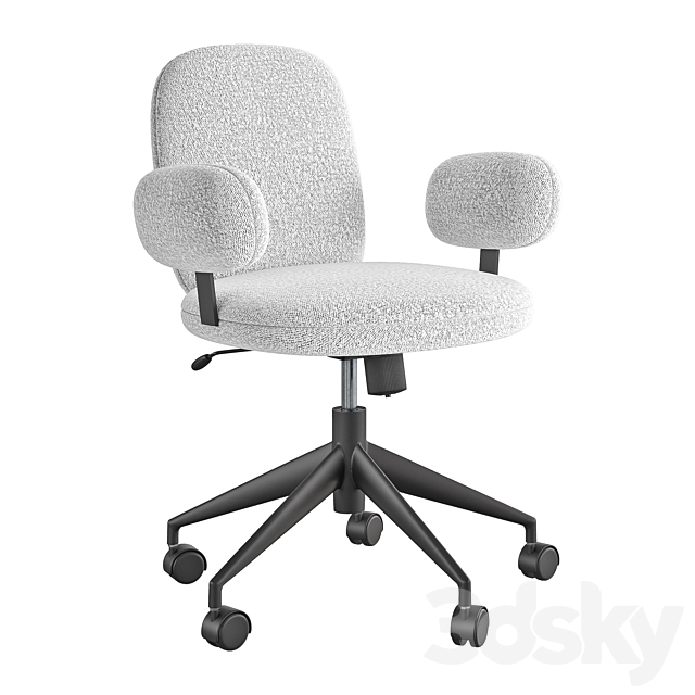 Faro Gray Office Chair 3DSMax File - thumbnail 1