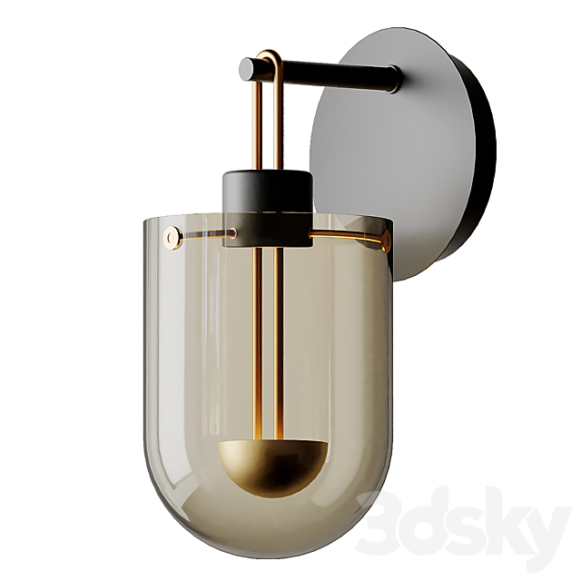 Century LED Wall Sconce by PageOne Lighting 3DSMax File - thumbnail 1
