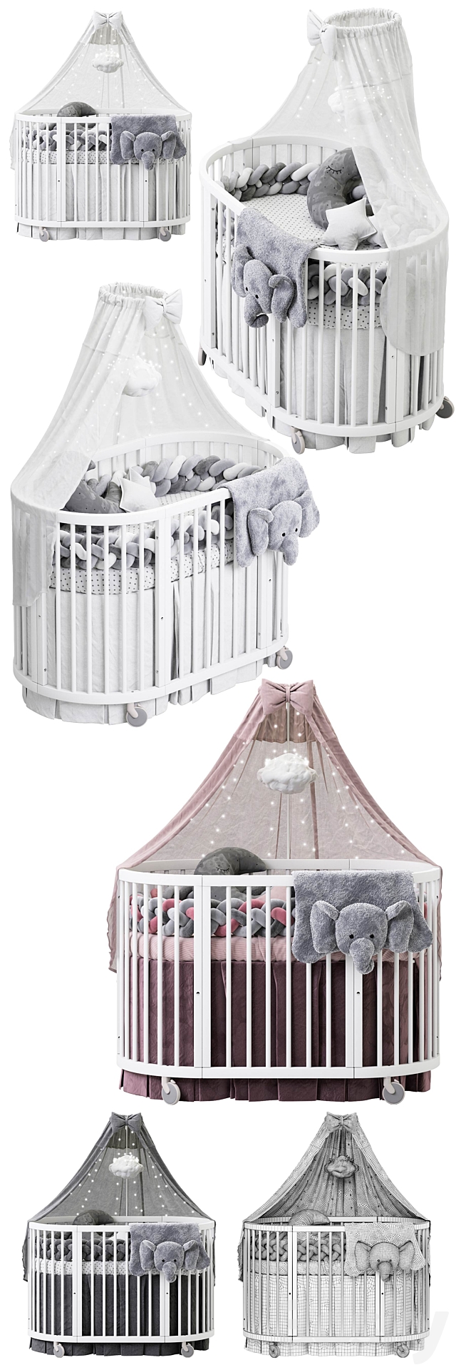 bed Stokke Sleepi 3d
