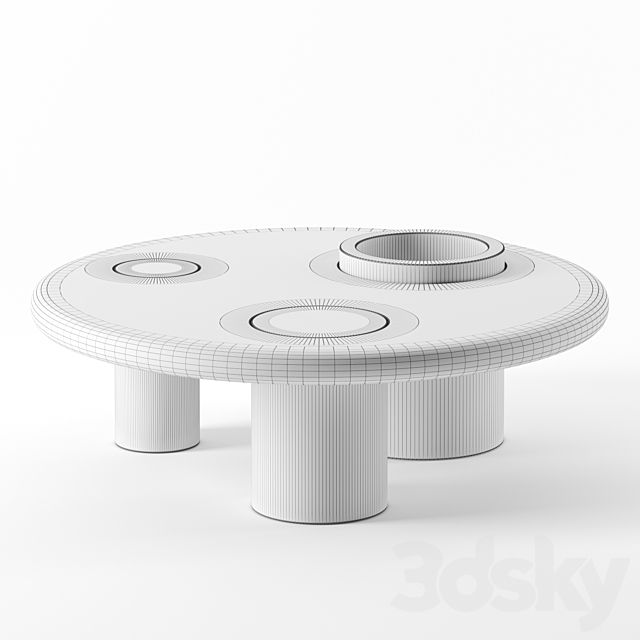 Introvert Coffee Table by Addition studio 3DSMax File - thumbnail 3