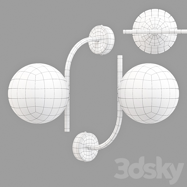 Maytoni: Rendez-Vous (MOD109Wl-01BS) – Wall Lamp 3DSMax File - thumbnail 2