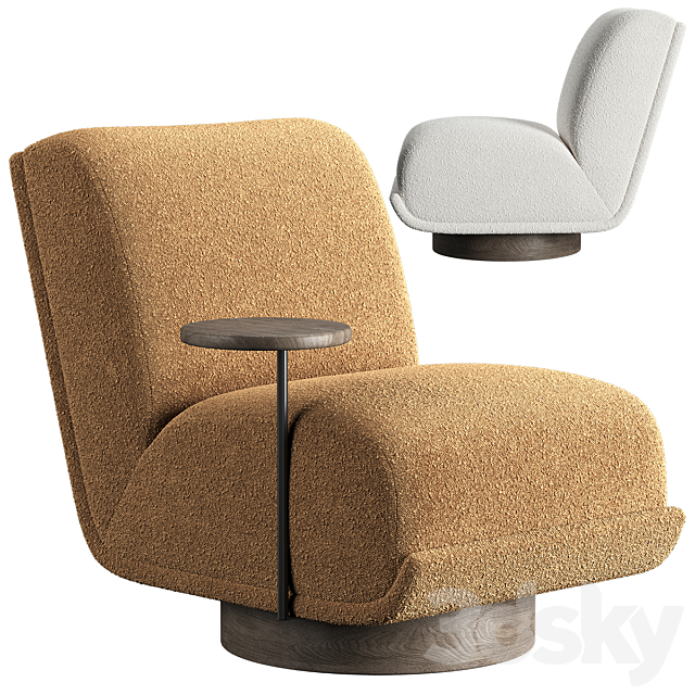 Bronwyn Swivel Chair 3DSMax File - thumbnail 1
