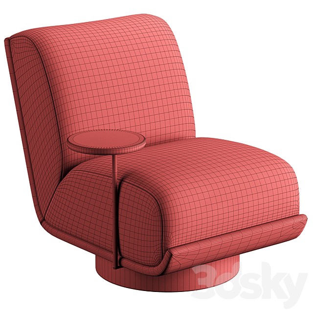 Bronwyn Swivel Chair 3DSMax File - thumbnail 5