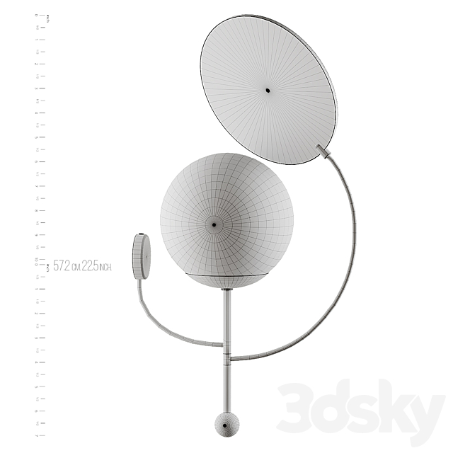 Colorful Wall Lamp by Thomas Dariel 3dsky