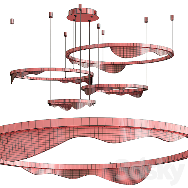 Hanna b ring chandelier 3dskyfree