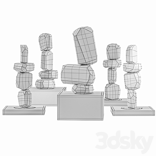 Micro rock formation 3DSMax File - thumbnail 4