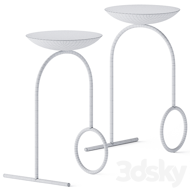 Side Tables Giro by Viccarbe 3d