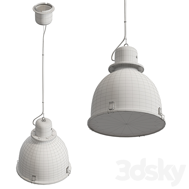 Ikea Svartnora lamp 3DSMax File - thumbnail 3