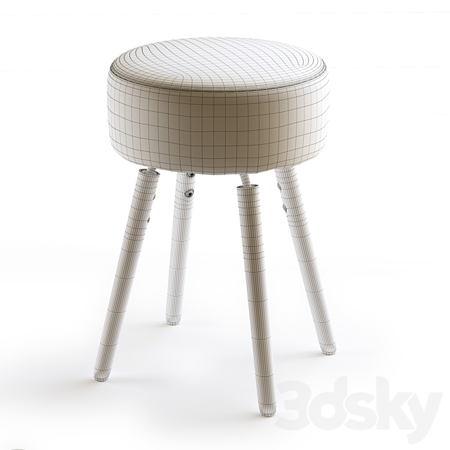 Design stool. Asting 3DSMax File - thumbnail 2
