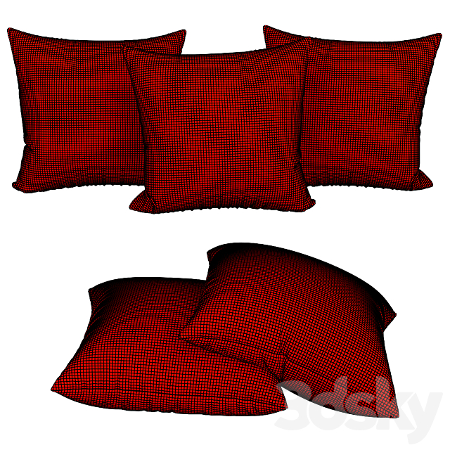 Decorative pillows | No. 068 3DSMax File - thumbnail 2
