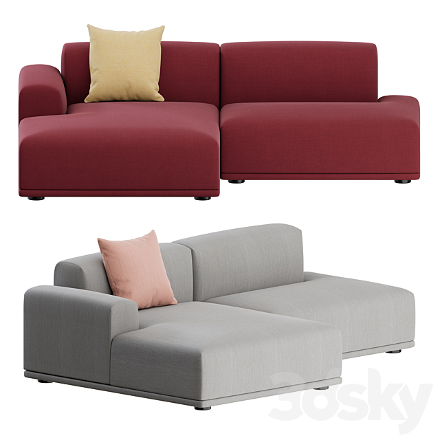 Connect Sofa 2 Seater 02 by Muuto 3dsky
