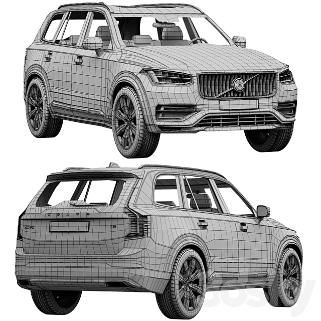 Volvo XC90 3dmodel