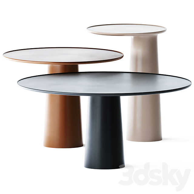 Metal Round Coffee Tables Colorado by Roche Bobois 3DSMax File - thumbnail 1