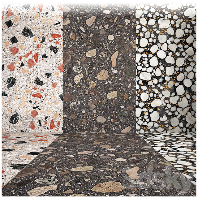 Terrazzo marble 10 3d