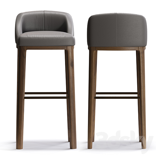 Bar stool corona render 3d
