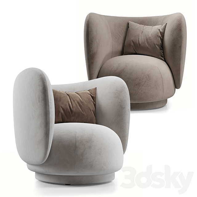 Rico Lounge Chair 3DSMax File - thumbnail 2