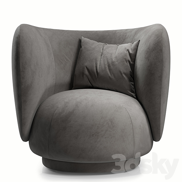 Rico Lounge Chair 3DSMax File - thumbnail 4