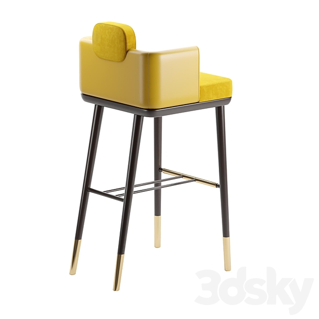 Bar chair ASHBY 3DSMax File - thumbnail 4
