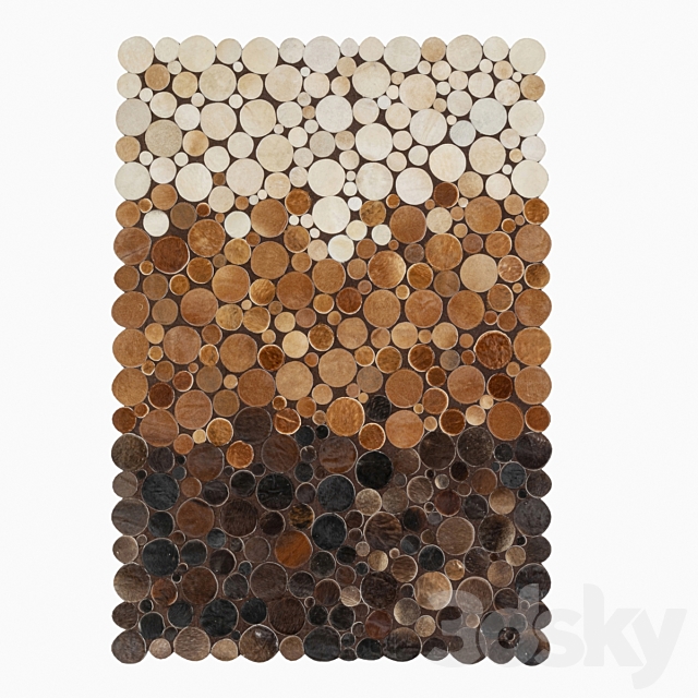 Carpet Cascade Brown 170×240 cm by Kare design 3DSMax File - thumbnail 1