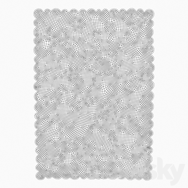 Carpet Cascade Brown 170×240 cm by Kare design 3DSMax File - thumbnail 2