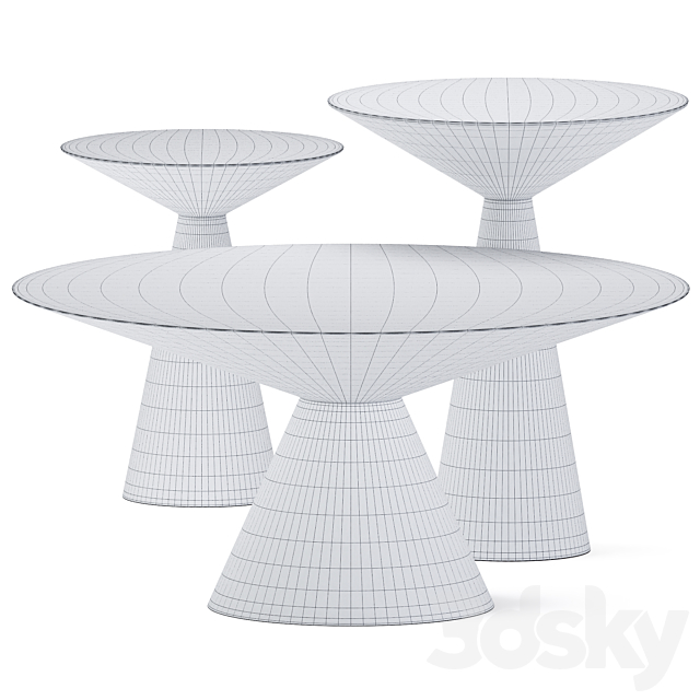 Metal Round Coffee Tables LOLA by HMD Interiors 3DSMax File - thumbnail 3