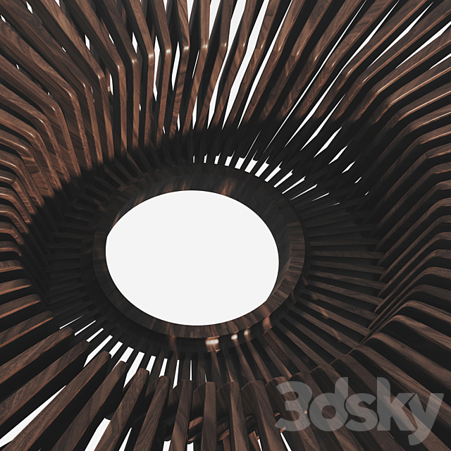 coffee table YIN & YANG table from Riva1920 3dskyfree