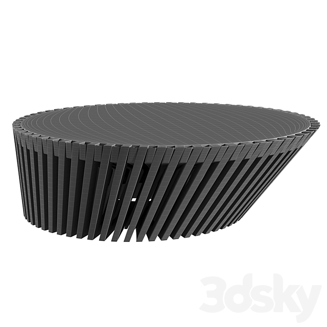 coffee table YIN & YANG table from Riva1920 3dmodel