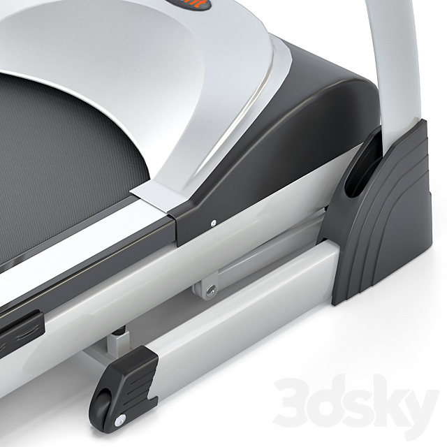 Treadmill EUROFIT Pacifica fitness. Training apparatus 3dskyfree