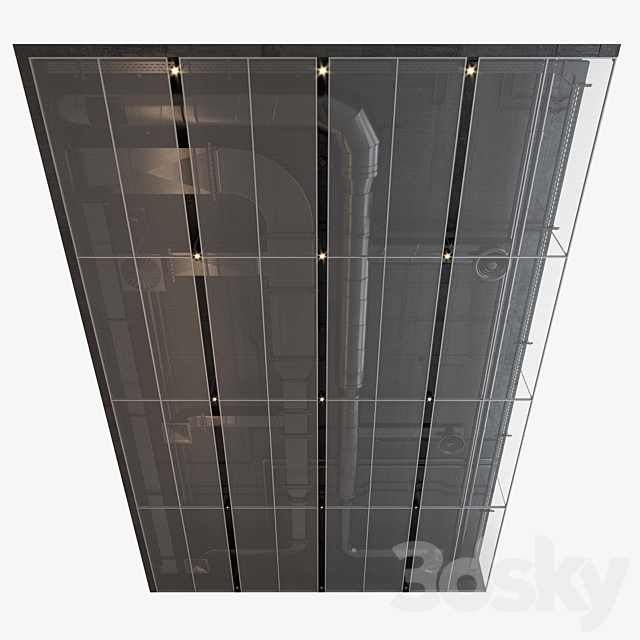 Decorative Ceiling set 01 3dsky