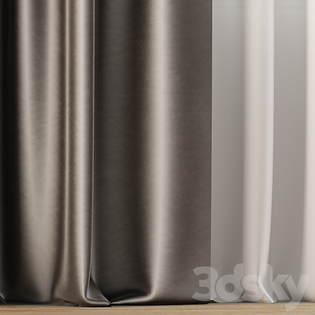 Curtains 3DS Max Model - thumbnail 2